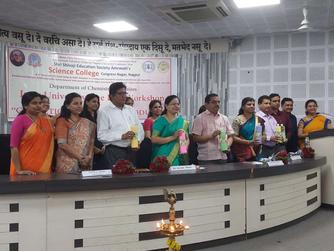Inauguration of Chem-Clean Floor Cleaner by Prof. M. P. Dhore Principal Shivaji Science College, Nagpur @21st March 2023
